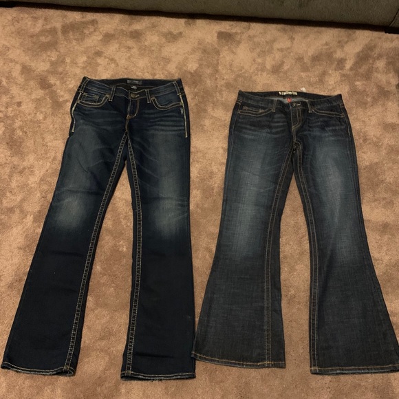 Silver & BKE Jeans - Picture 2 of 2